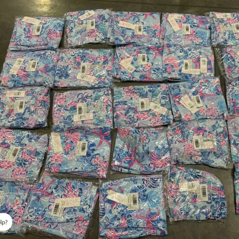 NWT - Lilly Pulitzer Alyssa A-Line Cotton Dress Multi Color Bahamas Beachcomber - Picture 5 of 8